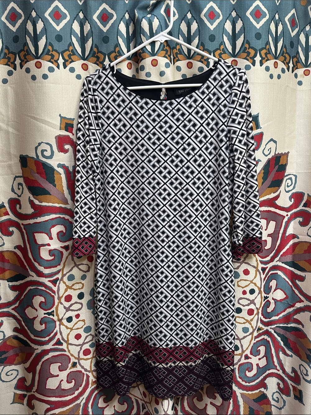 White House Black Market Geometric Dress